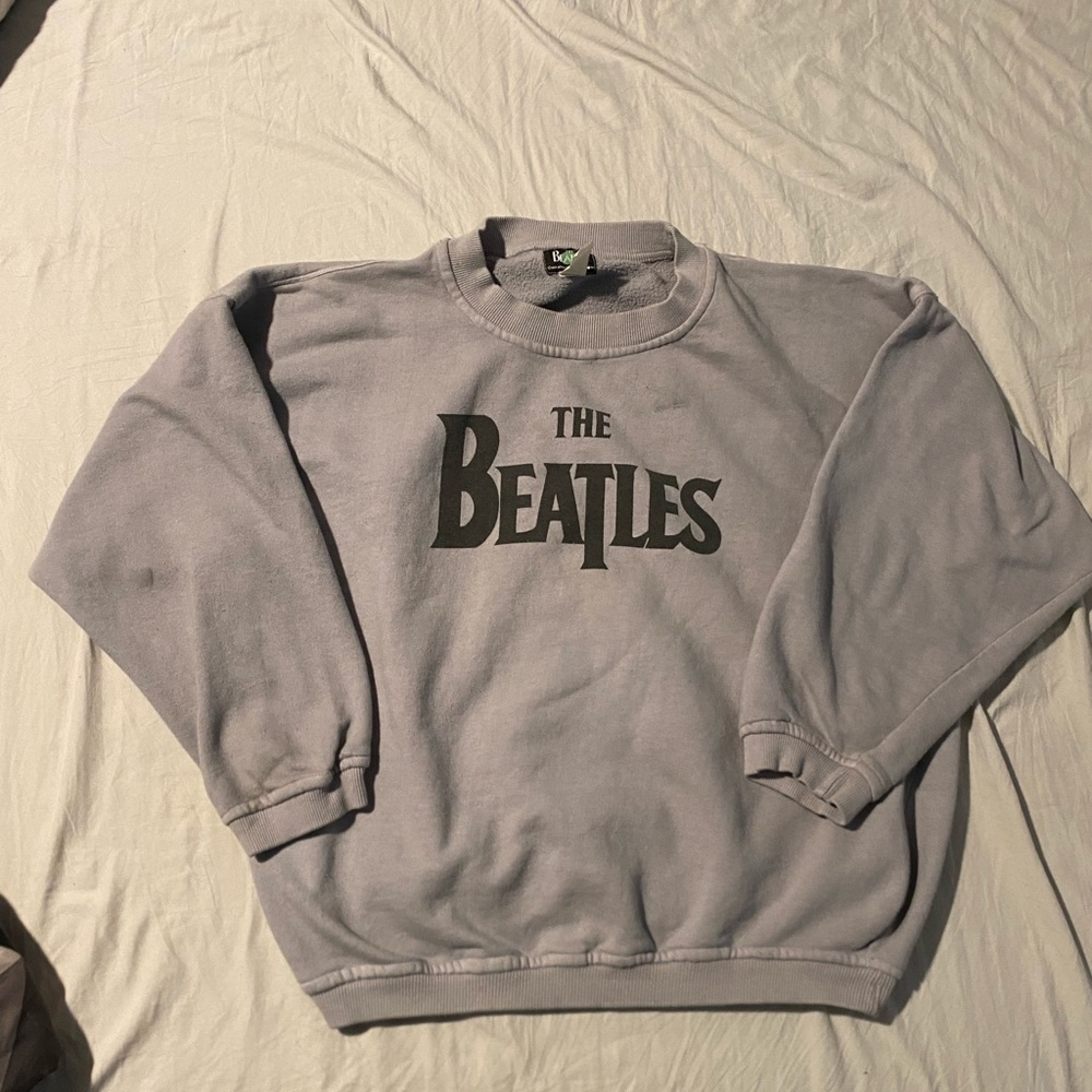 Vintage The Beatles Double Sided Graphic Sweatshirt Mens XL Apple Corps 1991